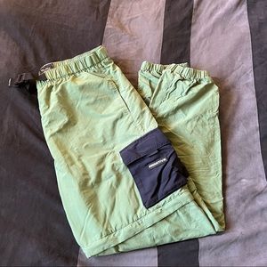 Primitive cargo zipper track pants
